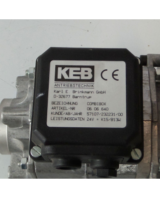 KEB COMBIBOX 06.06.640 24V=K15/B13W NOV