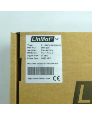 LinMot ProfiNet Drive C1150-PN-XC-0S-000 0150-2384 24VDC OVP