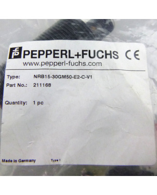 Pepperl+Fuchs Induktiver Sensor NRB15-30GM50-E2-C-V1 211168 OVP