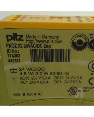 Pilz Not-Aus-Schaltgerät PNOZX2 24VAC/DC 2n/o 774303 OVP