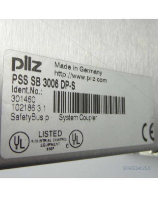 Pilz SafetyBUS p Sytem Coupler PSS SB 3006 DP-S 301460 GEB