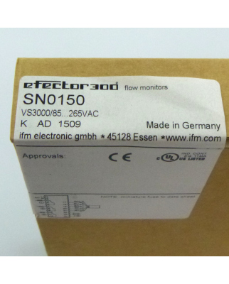 ifm efector300 Auswerteinheit SN0150 265VAC OVP