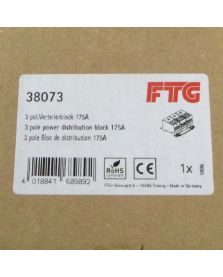 FTG Verteilerblock 38073 175A OVP