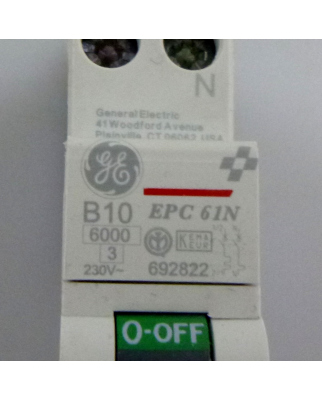 General Electric Leistungschutzschalter EPC 61N B10 692822 (12Stk.) OVP