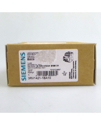 Siemens Leistungsschalter 3RV1421-1BA10 OVP