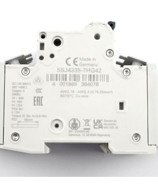 Siemens Leistungsschalter 5SJ4335-7HG42 OVP