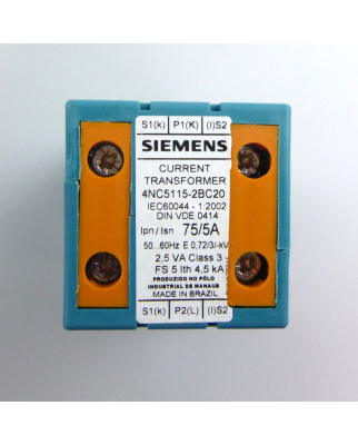 Siemens Aufsteckwandler 4NC5115-2BC20 OVP