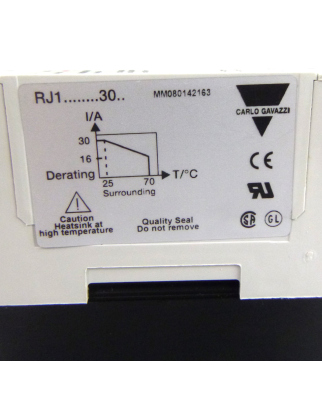 Carlo Gavazzi Halbleiterrelais RJ1A60D30UV OVP