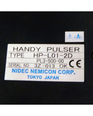 Nidec Nemicon Corp. Handy Pulser HP-L01-2D GEB