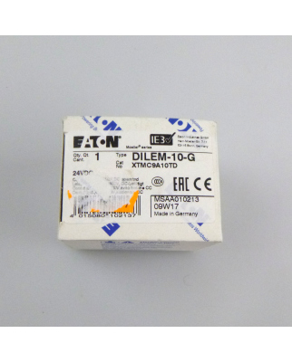 EATON Leistungsschütz DILEM-10-G 24VDC OVP