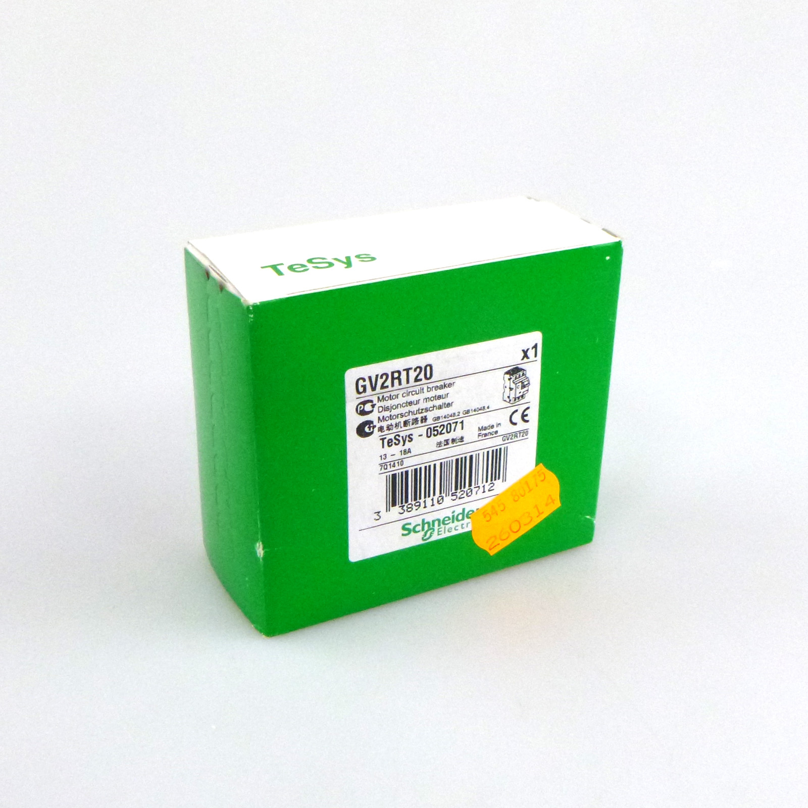 Gv2 Rt20 Schneider Electric GV2RT20 TeSys-052071 - Motorschutzschalter ...
