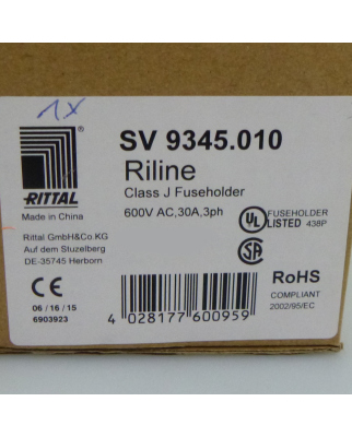 RITTAL Sicherungshalter SV 9345.010 OVP
