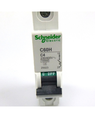 Schneider Leistungsschalter C60H C4 25023 230/400V NOV
