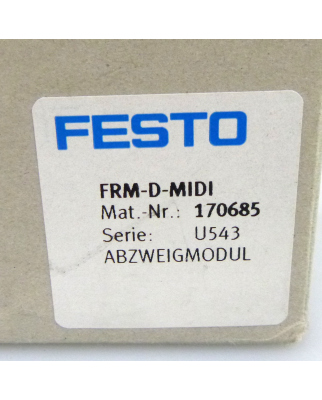 Festo Abzweigmodul FRM-D-MIDI 170685 OVP