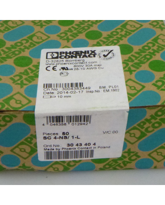 Phoenix Contact COMBI-Kupplung SC 4-NS/ 1-L 3043404 (50Stk.) SIE
