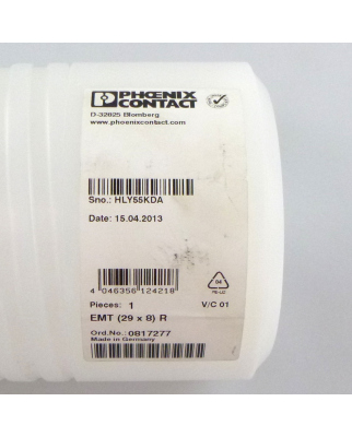Phoenix Contact Einsteckschild EMT (29X8)R 0817277 OVP