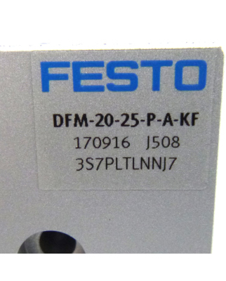 Festo Führungszylinder DFM-20-25-P-A-KF 170916 NOV