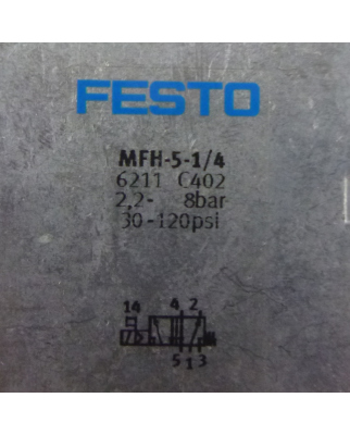 Festo Magnetventil MFH-5-1/4 6211 NOV