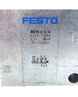 Festo Magnetventil MFH-5-1/4 6211 GEB