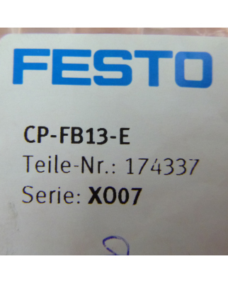 Festo Busknoten CP-FB13-E 174337 OVP