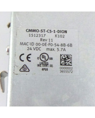 Festo Motorcontroller CMMO-ST-C5-1-DION 1512317 GEB