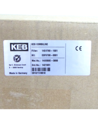 KEB EMC-Filterkit E0F5T88-0001 14E4T60-1001 OVP