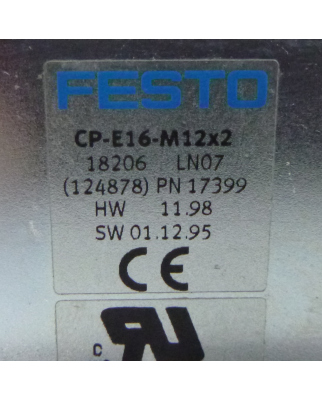 Festo Eingangsmodul CP-E16-M12x2 18206 GEB