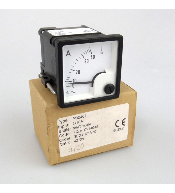 Iskra Amperemeter BE001077/70 504331 0-80A OVP