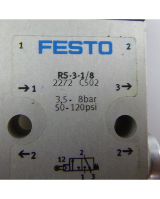 Rollenhebelventil Festo RS-3-1/8 2272 