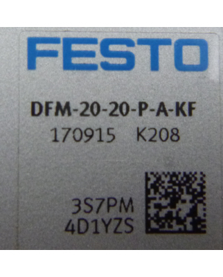 Führungszylinderpmax 170915 Festo DFM-20-20-P-A-KF 10 bar 