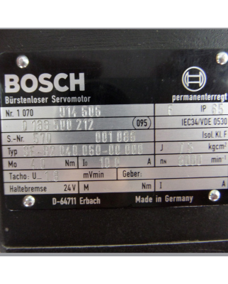 Bosch Servomotor SE-B2.040.060-00.000 +...