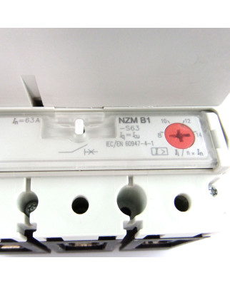 Klöckner Moeller Leistungsschalter NZMB1-S63 + NZM1-XS-R GEB
