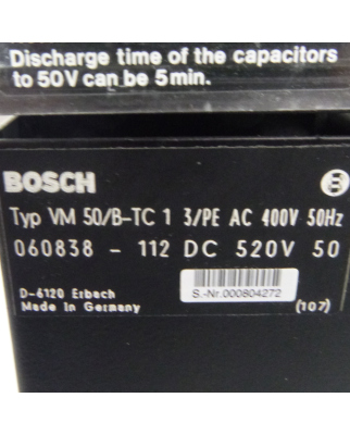Bosch Versorgungsmodul VM 50/B-TC1 060838-112 #K2 GEB