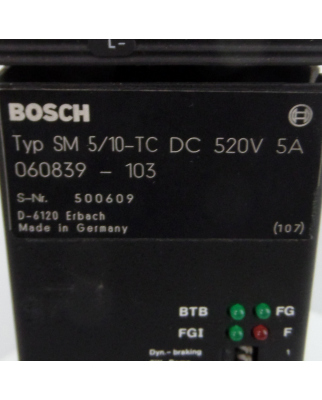 Bosch Servomodul SM 5/10-TC 060839-103 GEB
