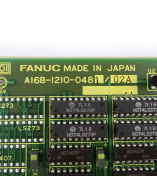 Fanuc Baugruppe A16B-1210-0481/02A GEB