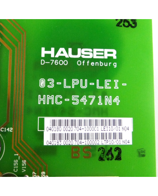 Hauser Baugruppe 704-100001 LEI10/01N04 03-LPU-LEI-HMC-5471N4 GEB