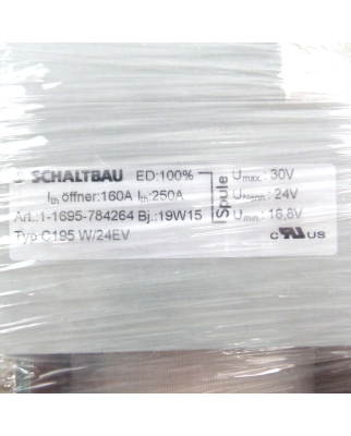 Schaltbau Schütz C195W/24EV 1-1695-784264 24V NOV