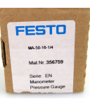 Festo Manometer MA-50-16-1/4 356759 OVP