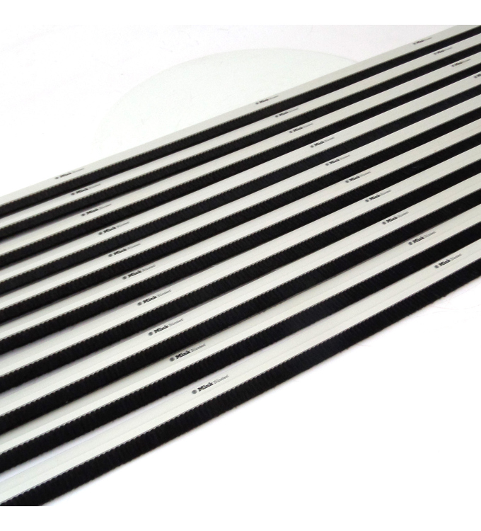 Mink Leistenbürste STL3002-K2 1000x35x6mm schwarz/glatt (10Stk.) NOV