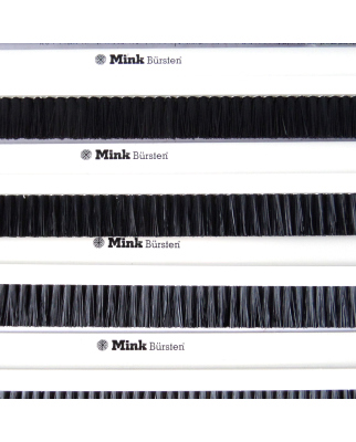 Mink Leistenbürste STL3002-K2 1000x35x6mm schwarz/glatt (10Stk.) NOV
