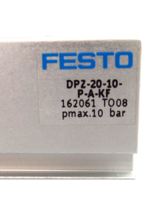 Festo Doppelkolbenzylinder DPZ-20-10-P-A-KF 162061 NOV