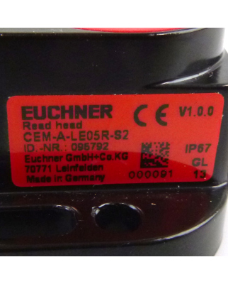 Euchner Lesekopf CEM-A-LE05R-S2 095792 OVP