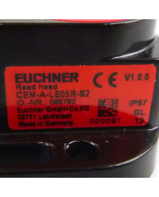 Euchner Lesekopf CEM-A-LE05R-S2 095792 OVP