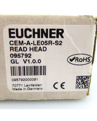 Euchner Lesekopf CEM-A-LE05R-S2 095792 OVP