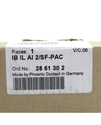 Phoenix Contact Inline-Klemme IB IL AI 2/SF-PAC 2861302 OVP