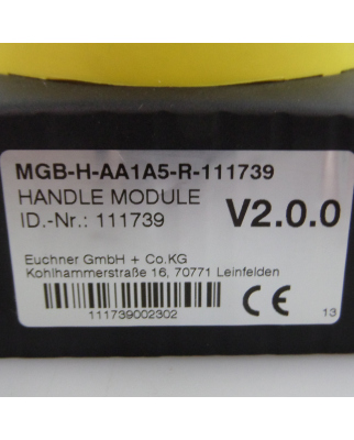 Euchner Griffmodul MGB-H-AA1A5-R-111739 111739 V2.0.0 NOV
