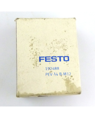 FESTO Druckschalter PEV-1/4-B-M12 192488 OVP