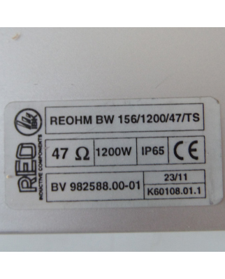 REO Bremswiderstand REOHM BW 156/1200/47/TS GEB