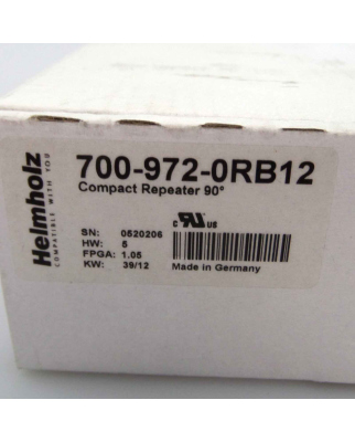Helmholz Compact Repeater 90° 700-972-0RB12 OVP