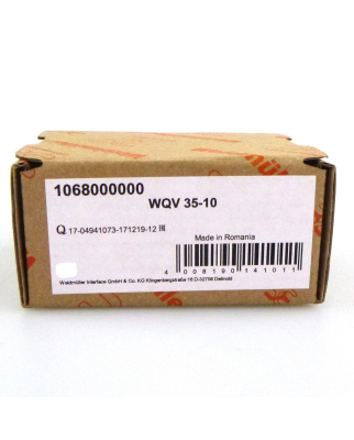 Weidmüller Querverbinder WQV 35-10 1068000000 (10Stk) OVP